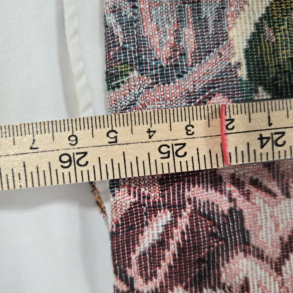 Vintage Tapestry Vest Charm Buttons Artsy Boho Cottage Core Chic | Women's Large